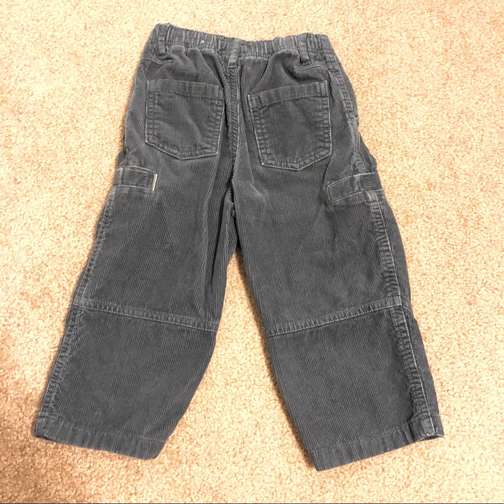 Children’s Place Grey Corduroy Pants Size 24 months Adjustable Elastic Waistband - Picture 2 of 3